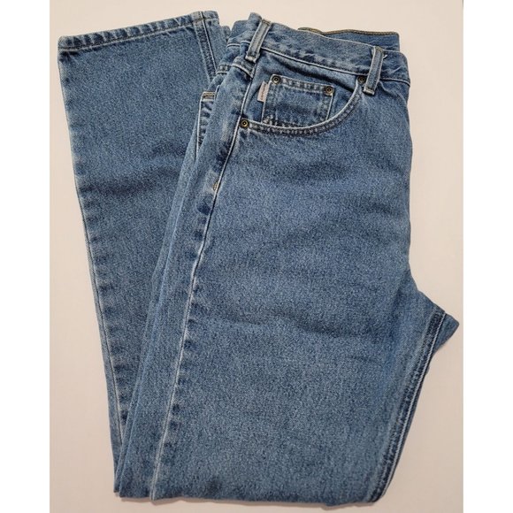 Carhartt Straight Traditonal Fit, B18 STW, 33W x 32L Blue Jeans. RN# 14806. - Picture 5 of 10